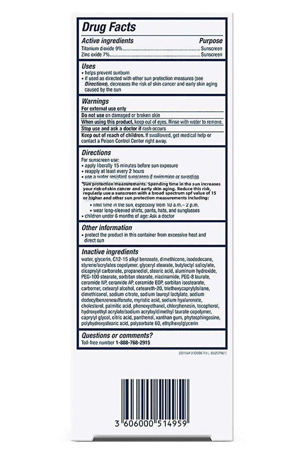 CeraVe Hydrating Mineral Sunscreen SPF 30 Face Sheer Tint