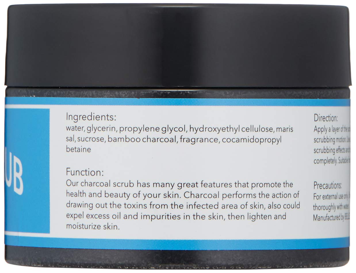 Charcoal Face Scrub Body Scrub Exfoliating Gel Dead Skin Remover