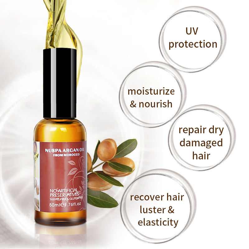 Moroccan Nut Oil Hair Care Essential Oil 30Ml Wash Free Perm Dye Dry And Soft Hair Conditioner