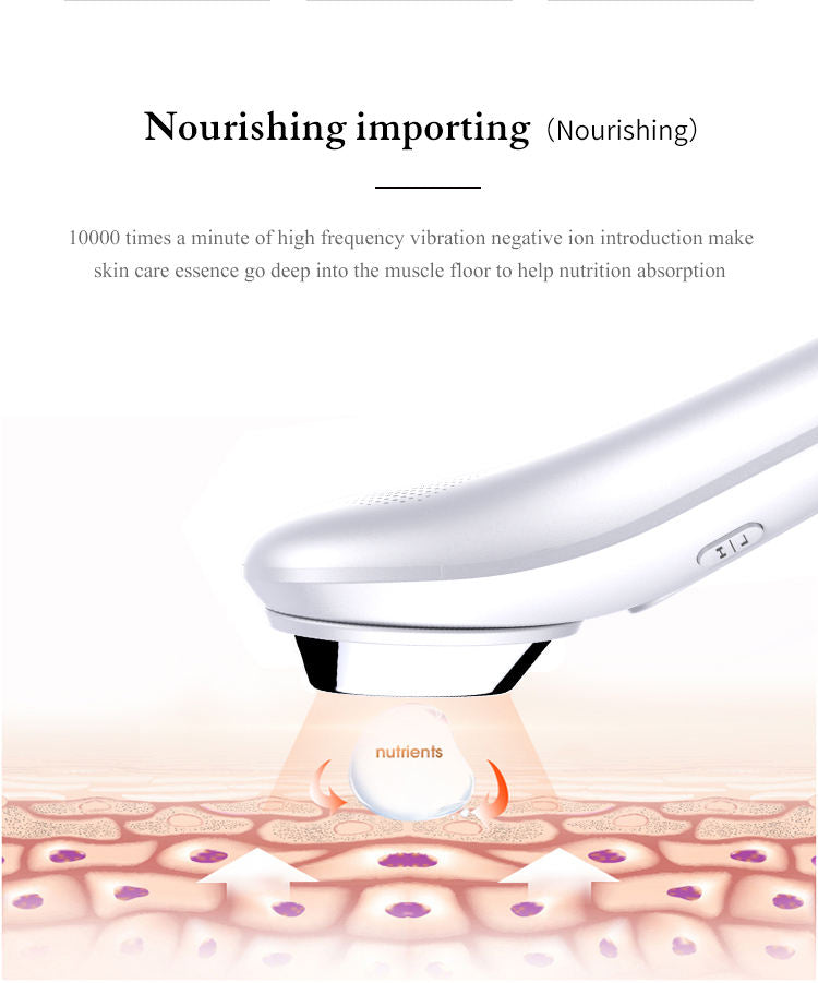 Electric Ultrasonic Facial Beauty Device