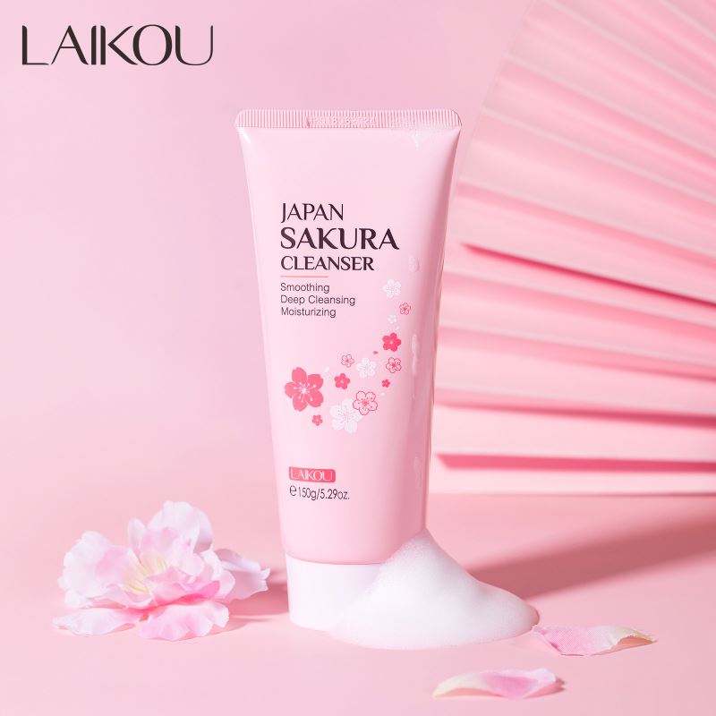 LAIKOU Organic Japan Sakura Facial Cleanser