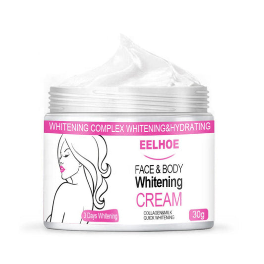 Face & Body Whitening Cream Collagen & Milk Quick Whitening