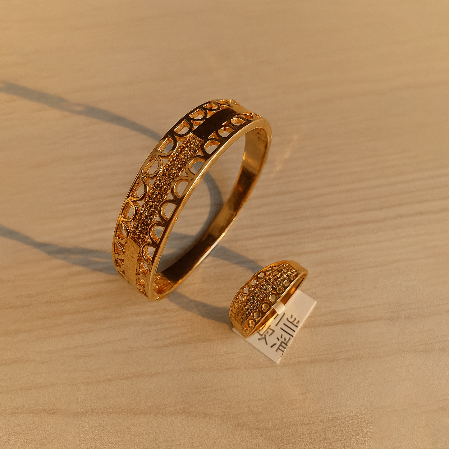 Dual Style Gold-Tone Jewelry Set