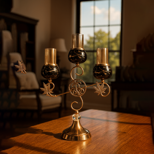 Luxury 3-Head Candle Holder