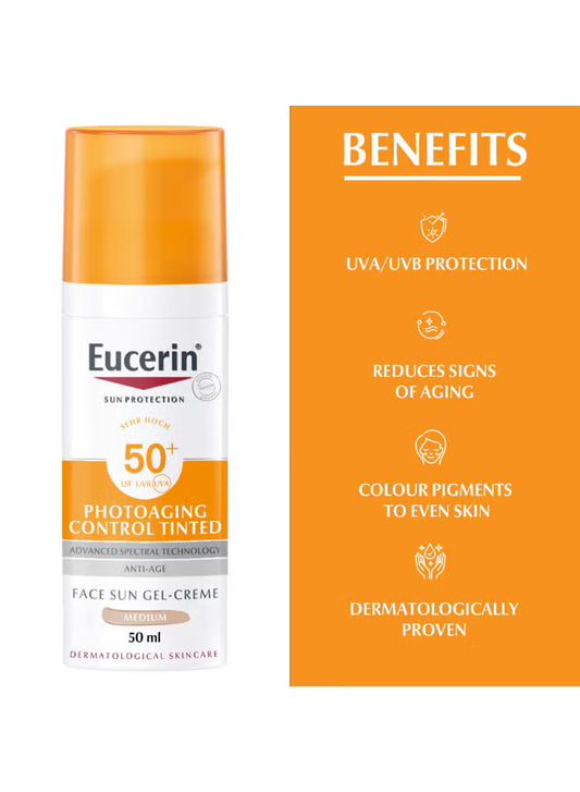 Eucerin Sun Face Photoaging Control Tinted Light SPF 50+