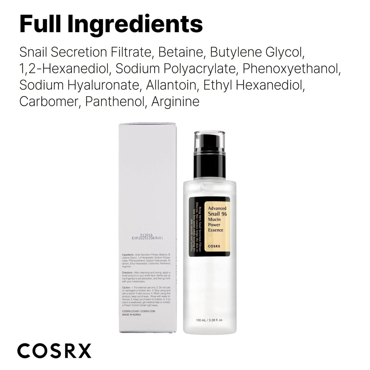 Cosrx Advance Snail 96 Mucin Power Essence