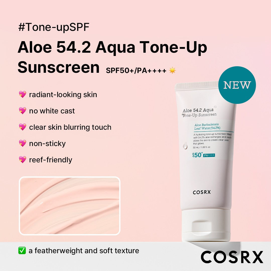 COSRX - Aloe 54.2 Aqua Tone-Up Sunscreen (Original)