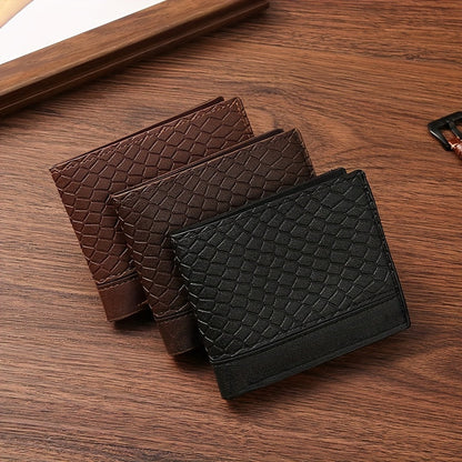 Snakeskin Pattern Men's Short Wallet