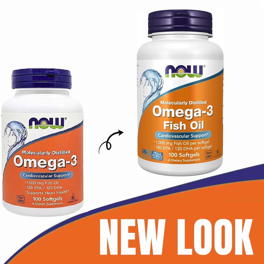 NOW Foods - Omega-3 Fish Oil (Original)
