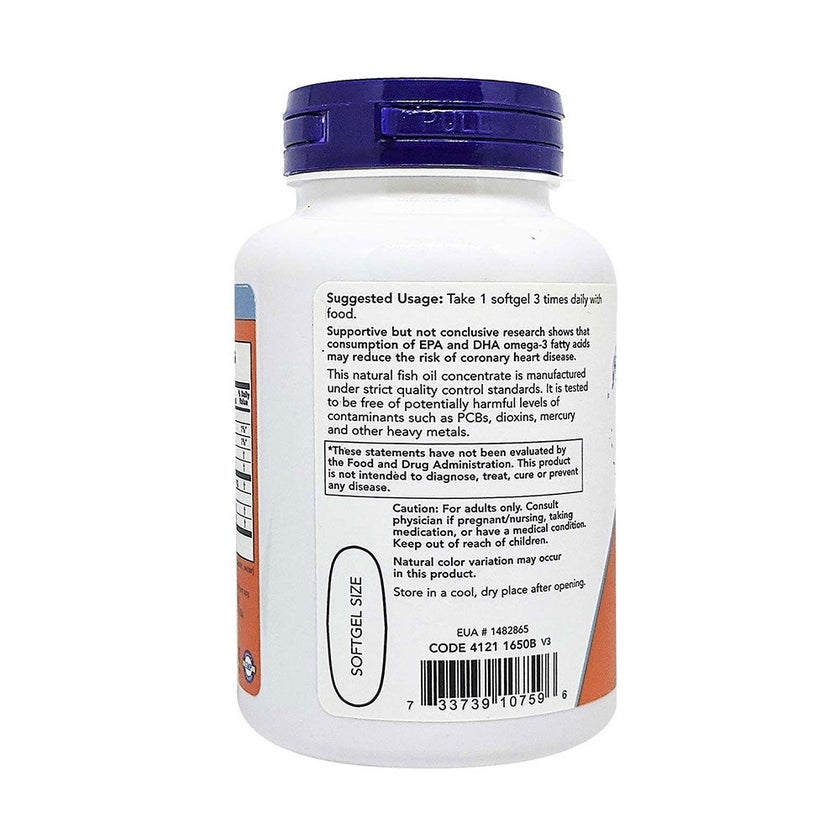 NOW Foods - Omega-3 Fish Oil (Original)