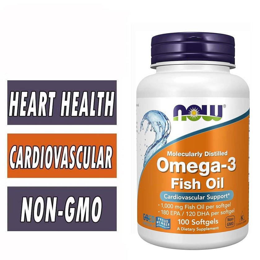 NOW Foods - Omega-3 Fish Oil (Original)