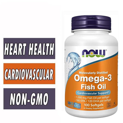 NOW Foods - Omega-3 Fish Oil (Original)