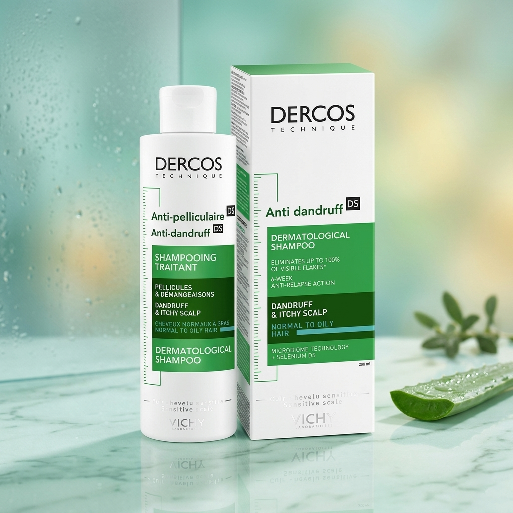 Dercos Technique Anti-Dandruff Treatment Shampoo For Oily Skin