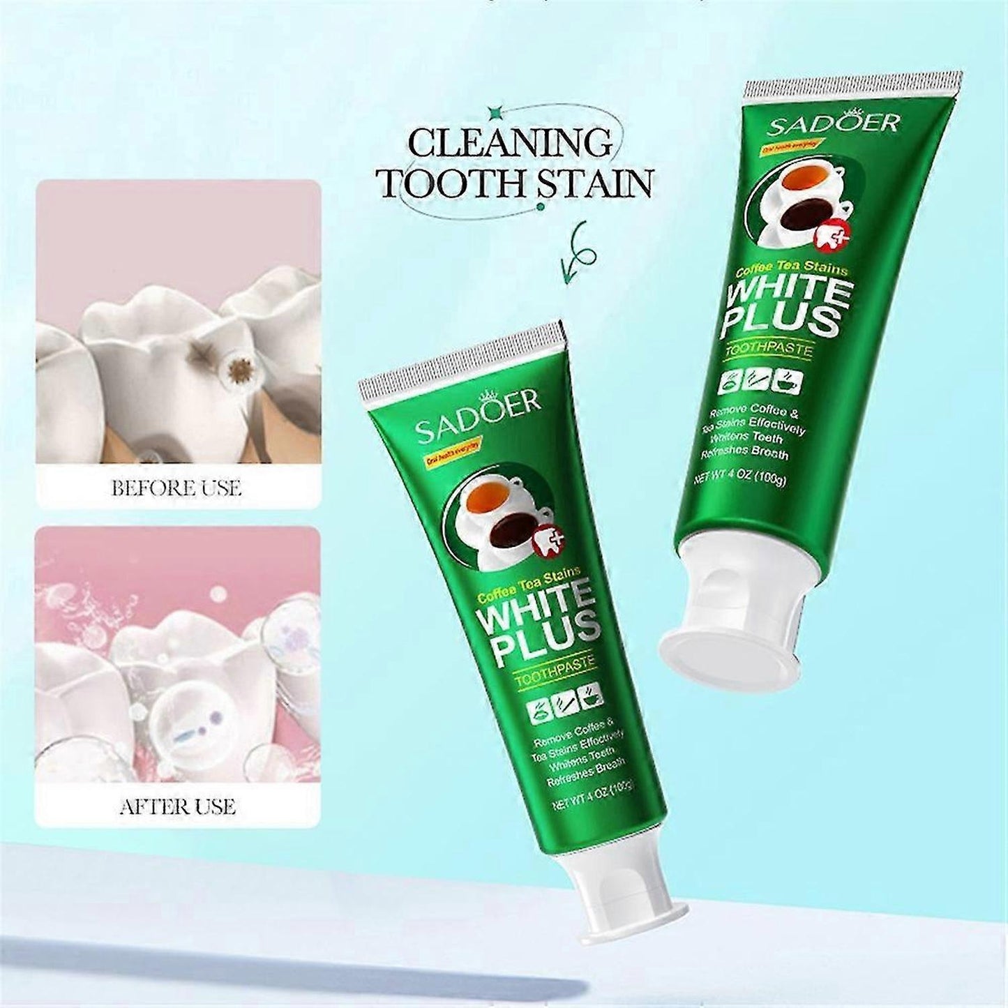 Sadoer White Plus Teeth Whitening Toothpaste