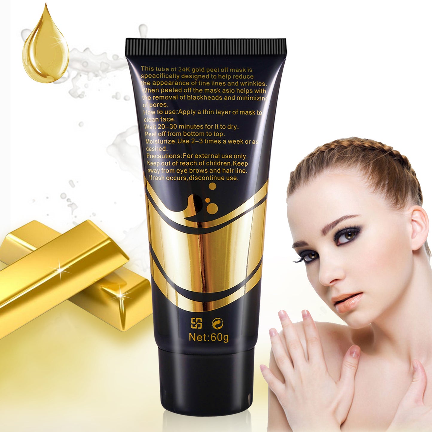 Mabox Gold Collagen Peel Off Mask
