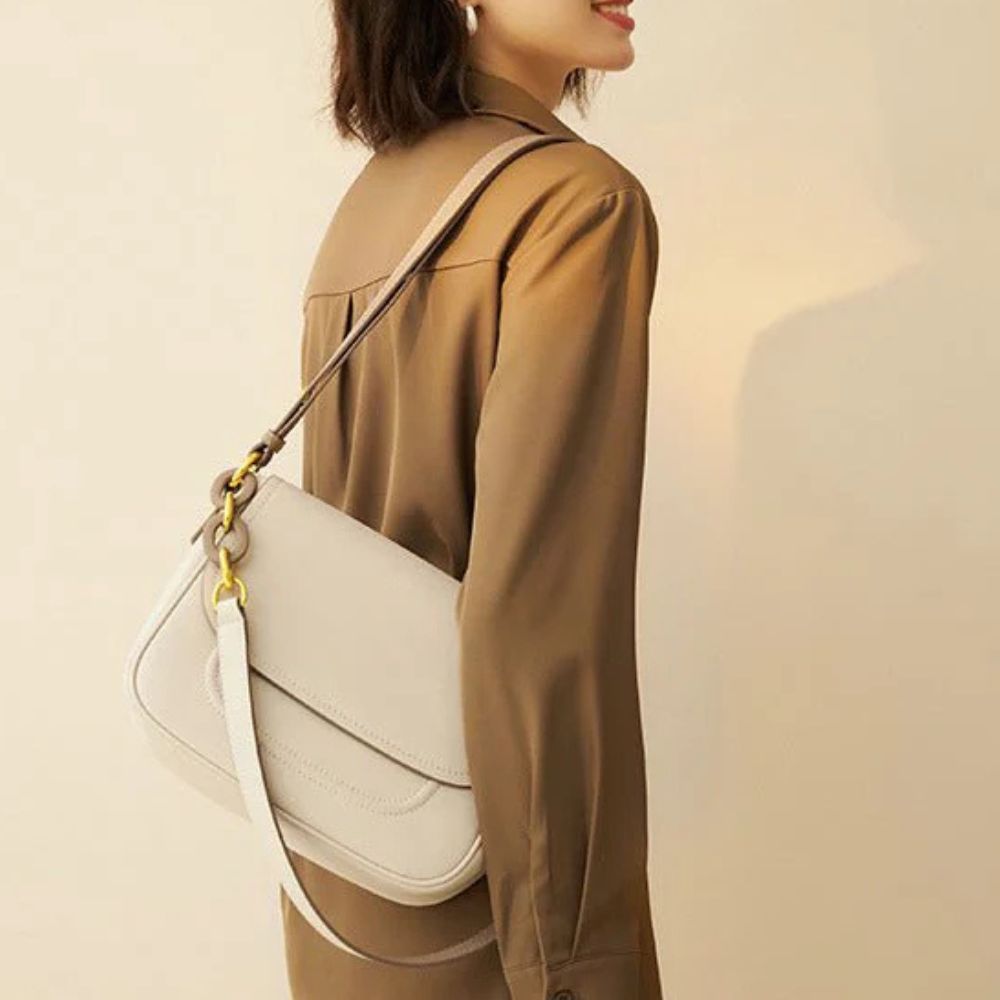 High-grade Cowhide Underarm Bag Fashion All-matching