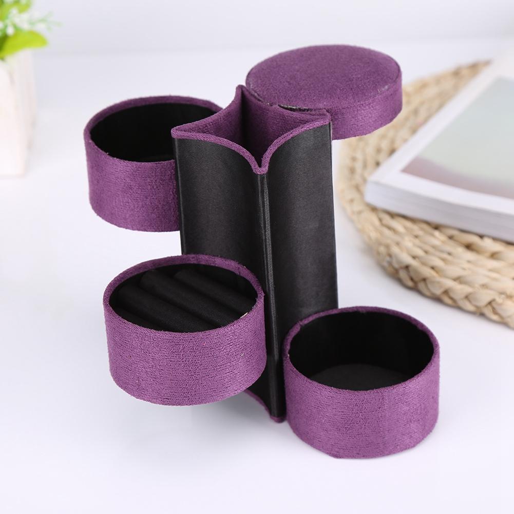 Schellen 3 Layers Portable Rotating Jewellery Box