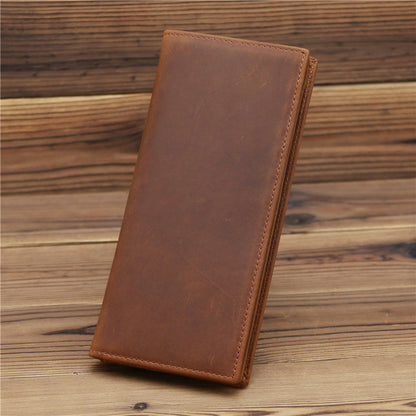 Pure First Layer Cowhide Retro Wallet