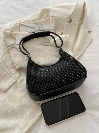 Light Diamond Fashion Rhinestone Chain Crossbody Bag