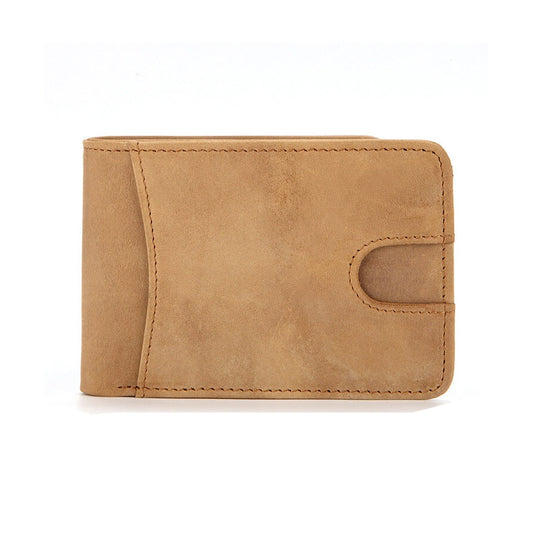 European and American RFID Men's Leather Wallet