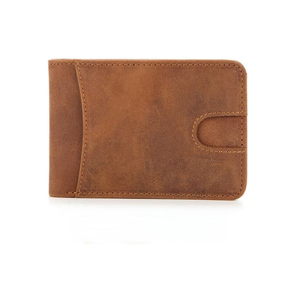European and American RFID Men's Leather Wallet
