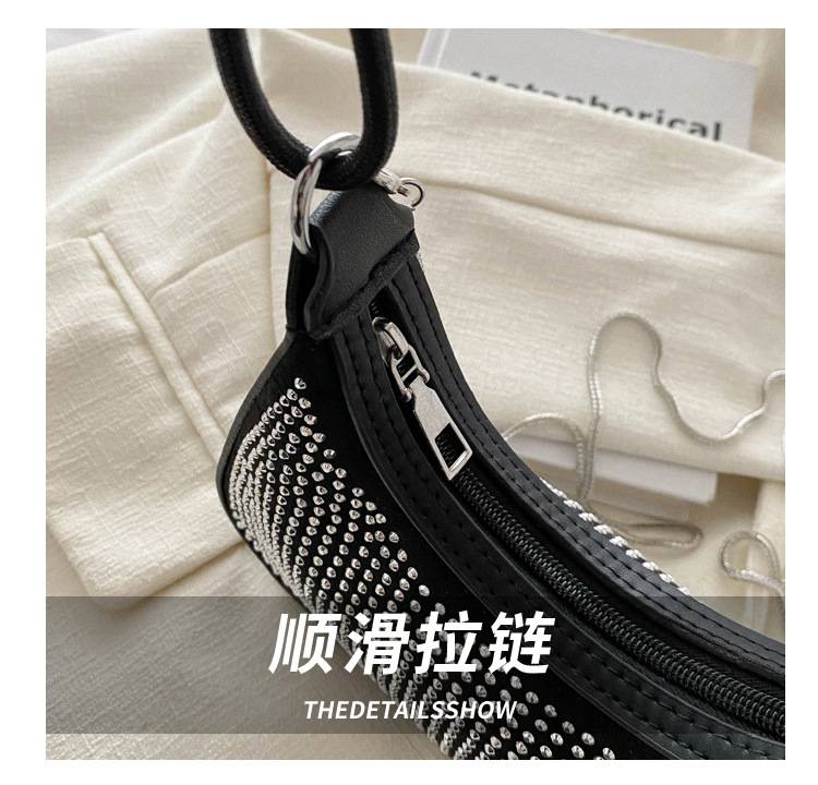 Light Diamond Fashion Rhinestone Chain Crossbody Bag