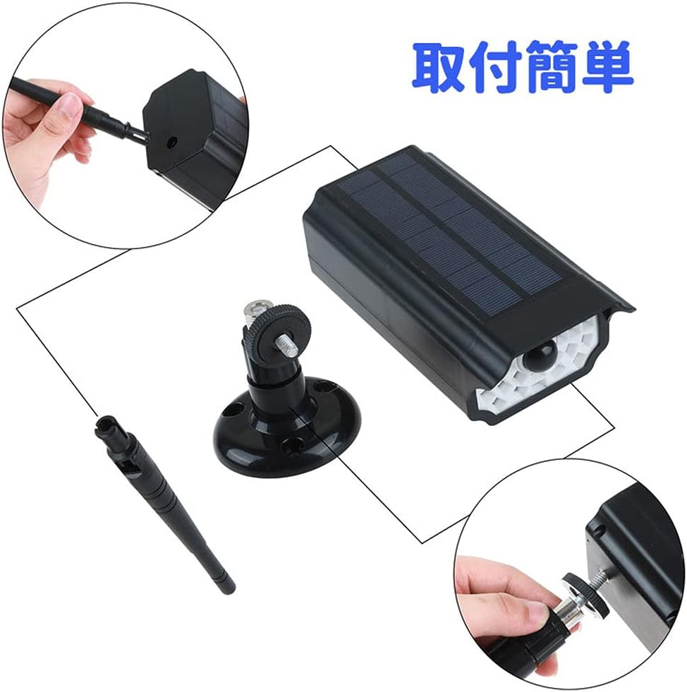 Solar Simulation Monitor Lamp Wall Lamp Scare Thief Anti-theft 30LED Infrared Sensor Lamp