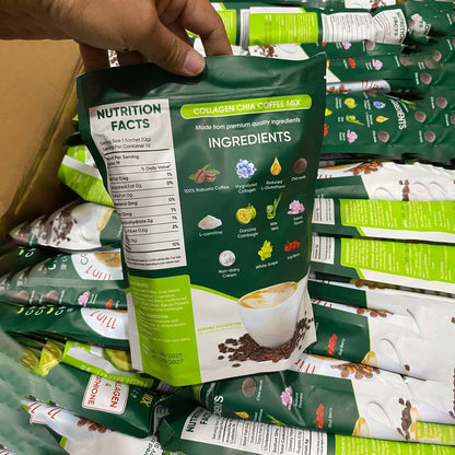 Fitgum - Collagen Chia Coffee Mix (Original)