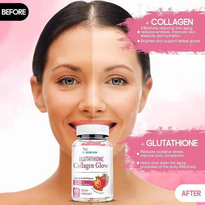 Nature Glow - Glutathione Collagen Glow Gummies (Original)