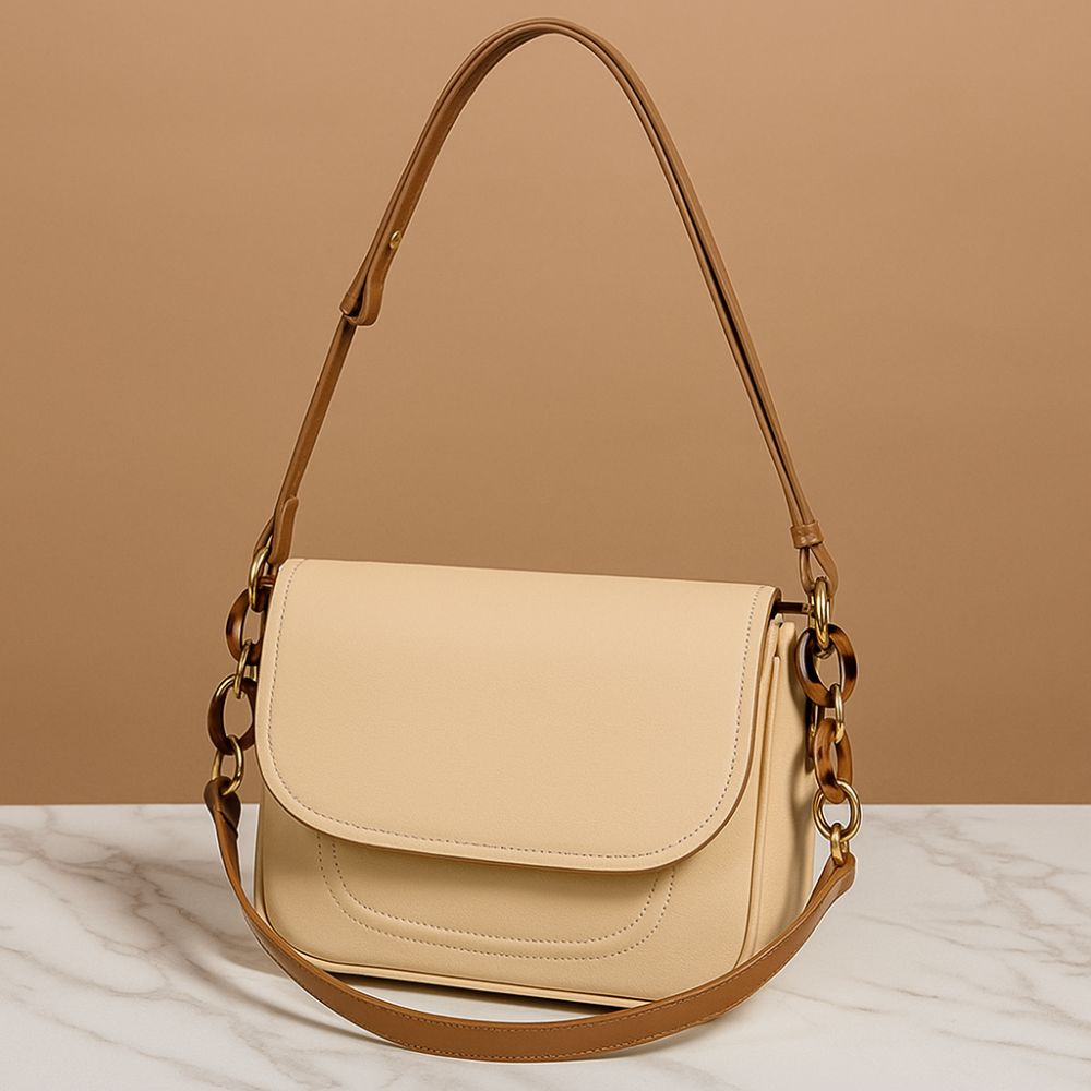 High-grade Cowhide Underarm Bag Fashion All-matching