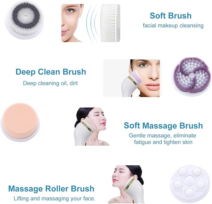 Electric Pore Cleanser & Facial Cleansing Brush