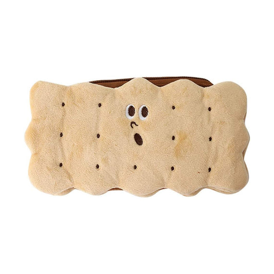 Sandwich Biscuit Plush Pencil Bag