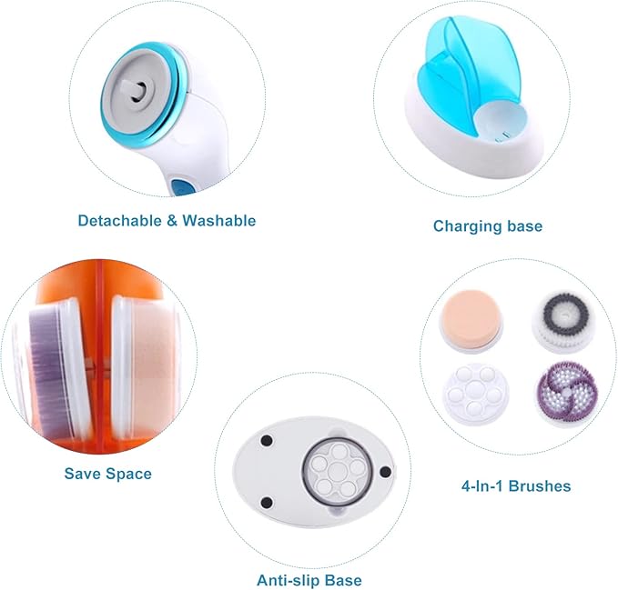 Electric Pore Cleanser & Facial Cleansing Brush