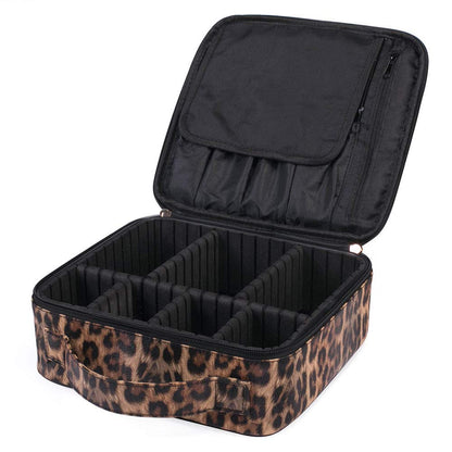 Jioney - Leopard Print Cosmetic Case