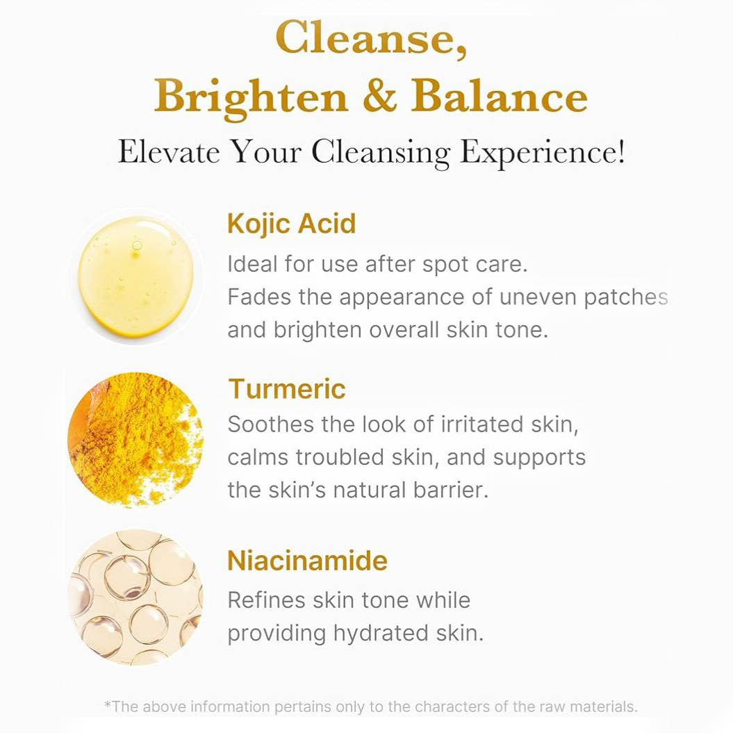 Medicube - Kojic Acid Turmeric Toning Cleanser