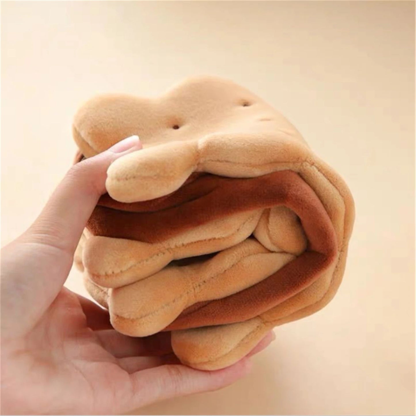 Sandwich Biscuit Plush Pencil Bag