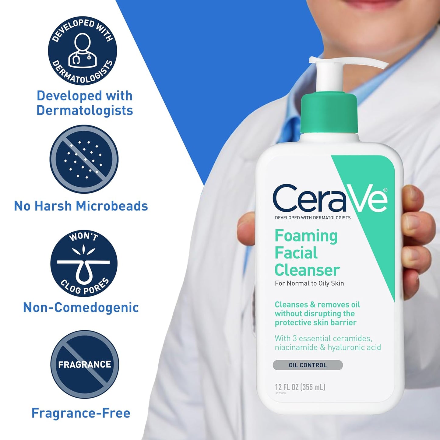 CeraVe Foaming Facial Cleanser (Original)