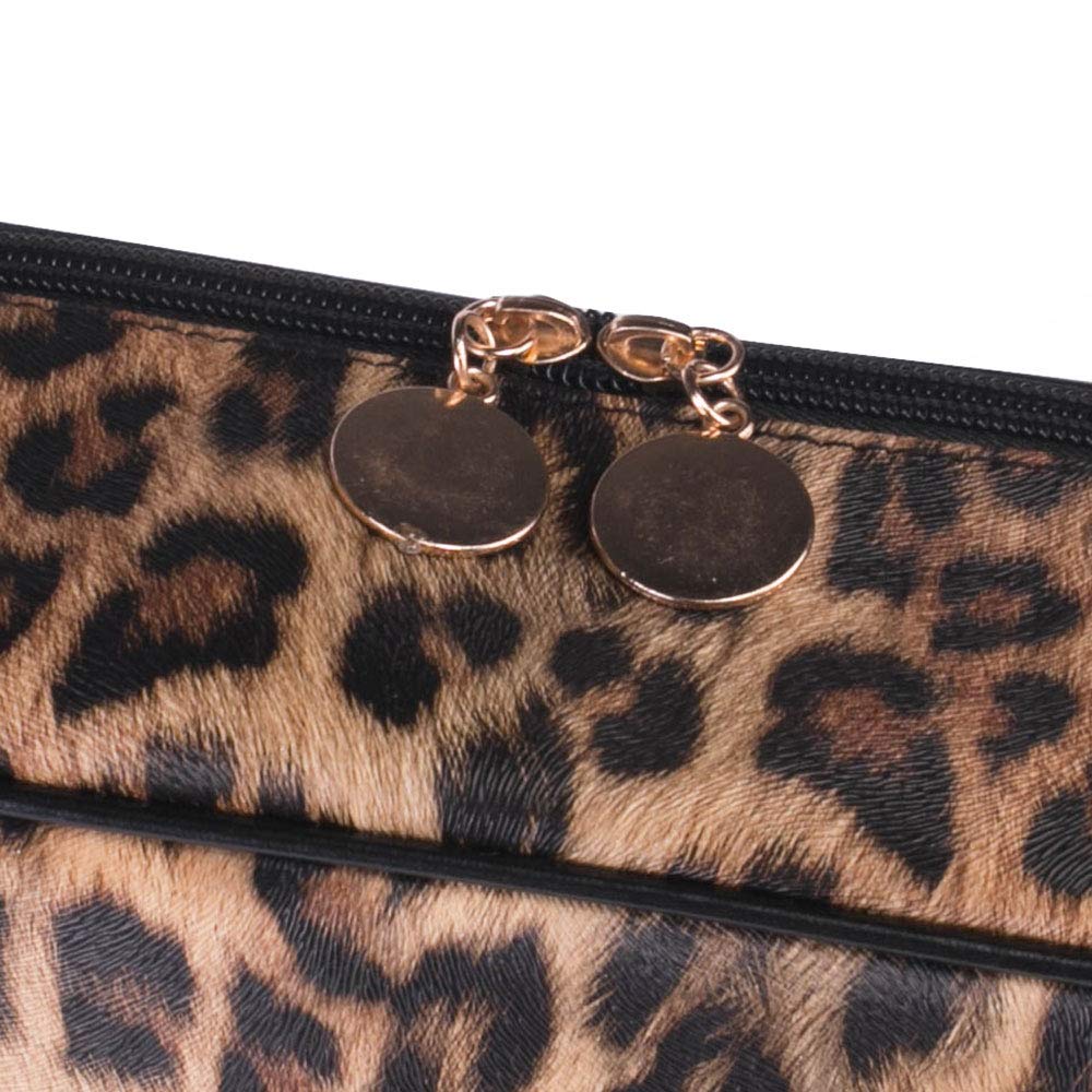 Jioney - Leopard Print Cosmetic Case
