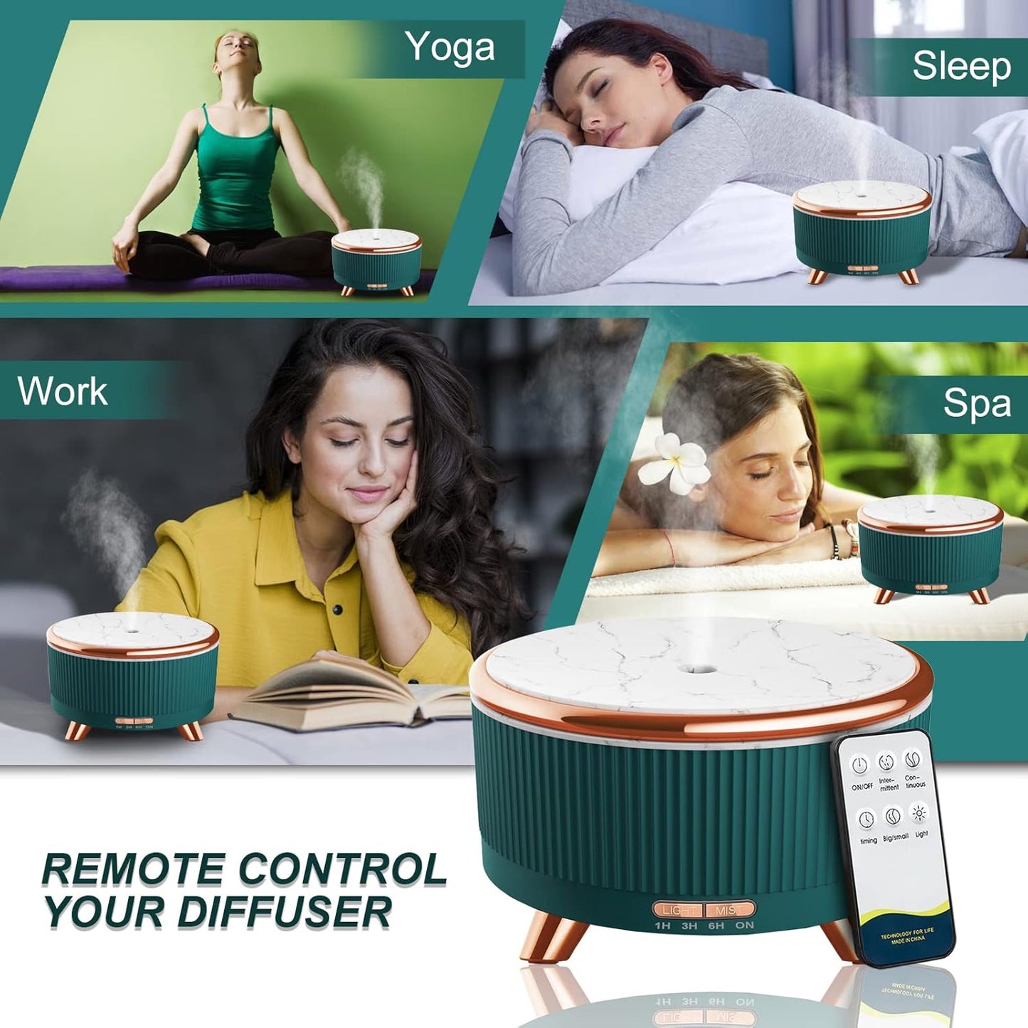 Fashion Electric Oil Humidifier 500ml Perfume