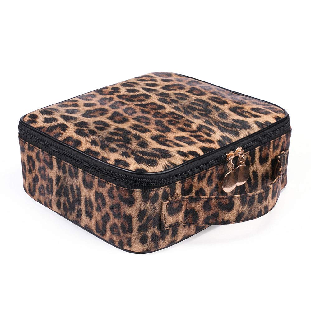 Jioney - Leopard Print Cosmetic Case