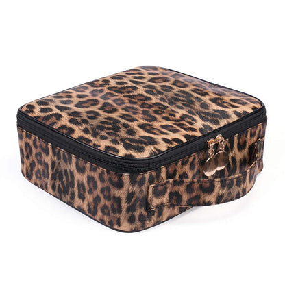 Jioney - Leopard Print Cosmetic Case