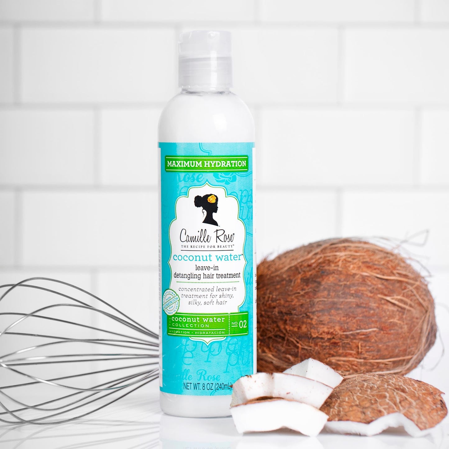Camille Rose Coconut Water Leave-In Detangling Hair Treatment (Original)