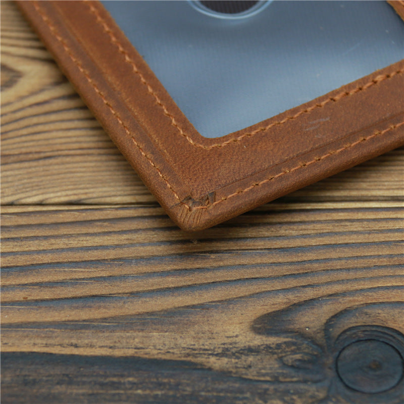 Pure First Layer Cowhide Retro Wallet