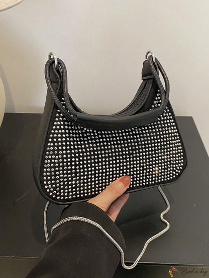 Light Diamond Fashion Rhinestone Chain Crossbody Bag