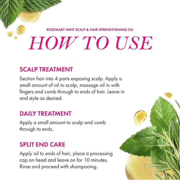Rosemary Mint Scalp & Hair Strengthening Oil (Original)