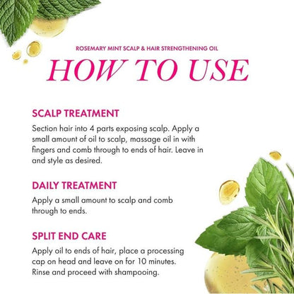 Rosemary Mint Scalp & Hair Strengthening Oil (Original)