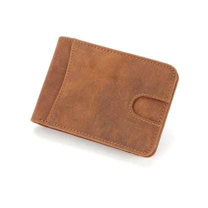 European and American RFID Men's Leather Wallet
