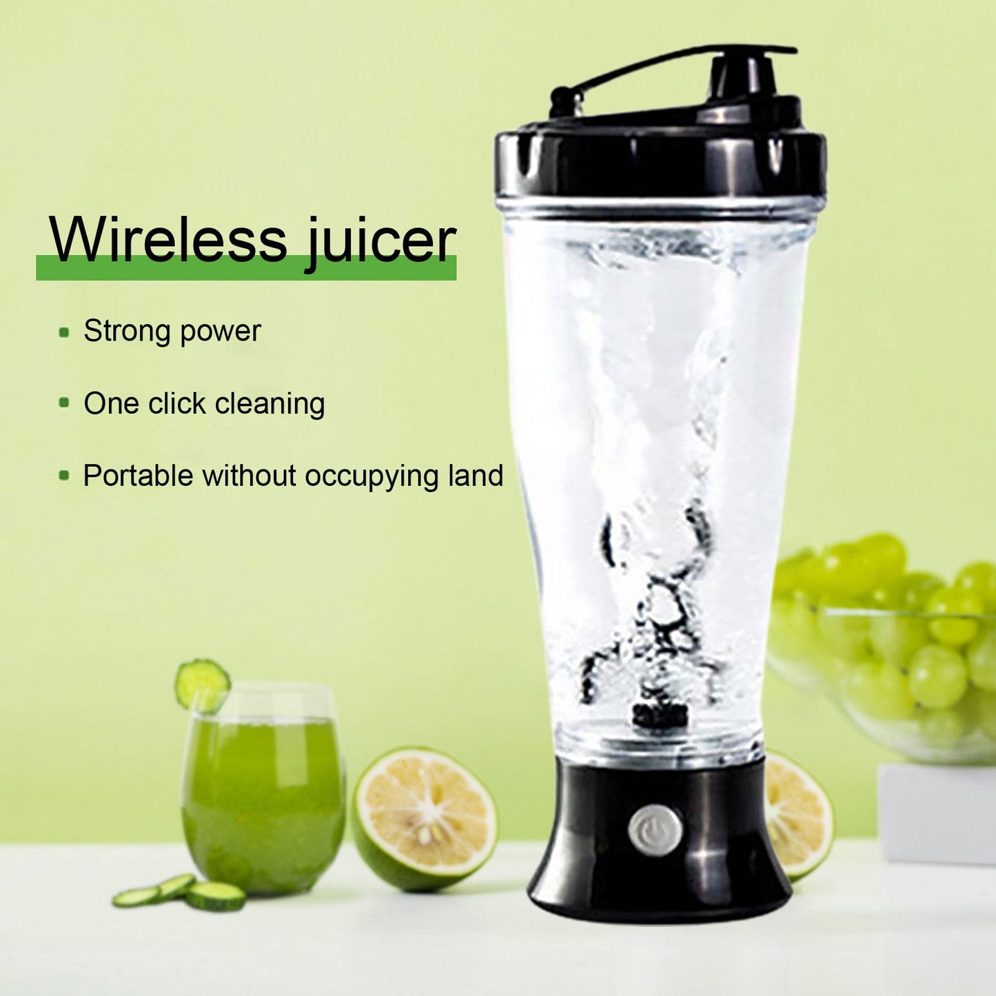 Electric Protein Shaker (Black)