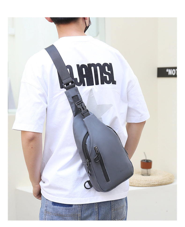 Men's Chest Bag Casual Backpack Sports Function Oblique Shoulder Fashion Tactical Single Crossbody
