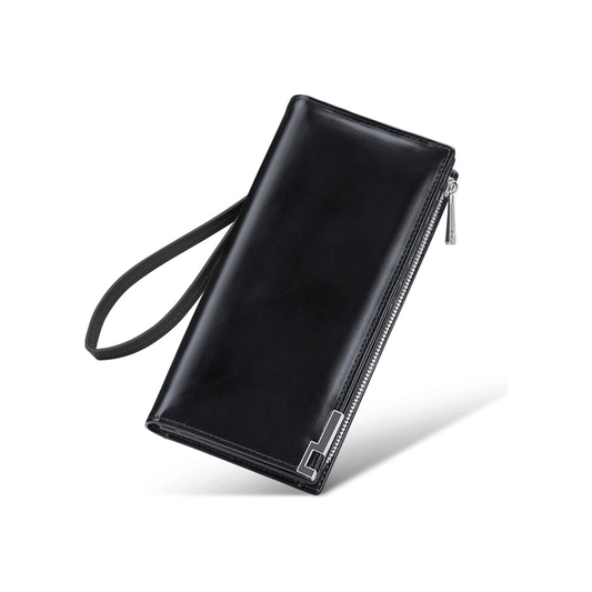 Cash Bag Cowhide Wallet Large Capacity